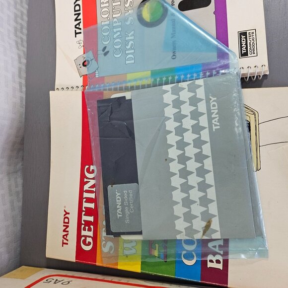 Tandy Color Computer 2 Original Box with Cord & Manuals - Picture 12 of 13